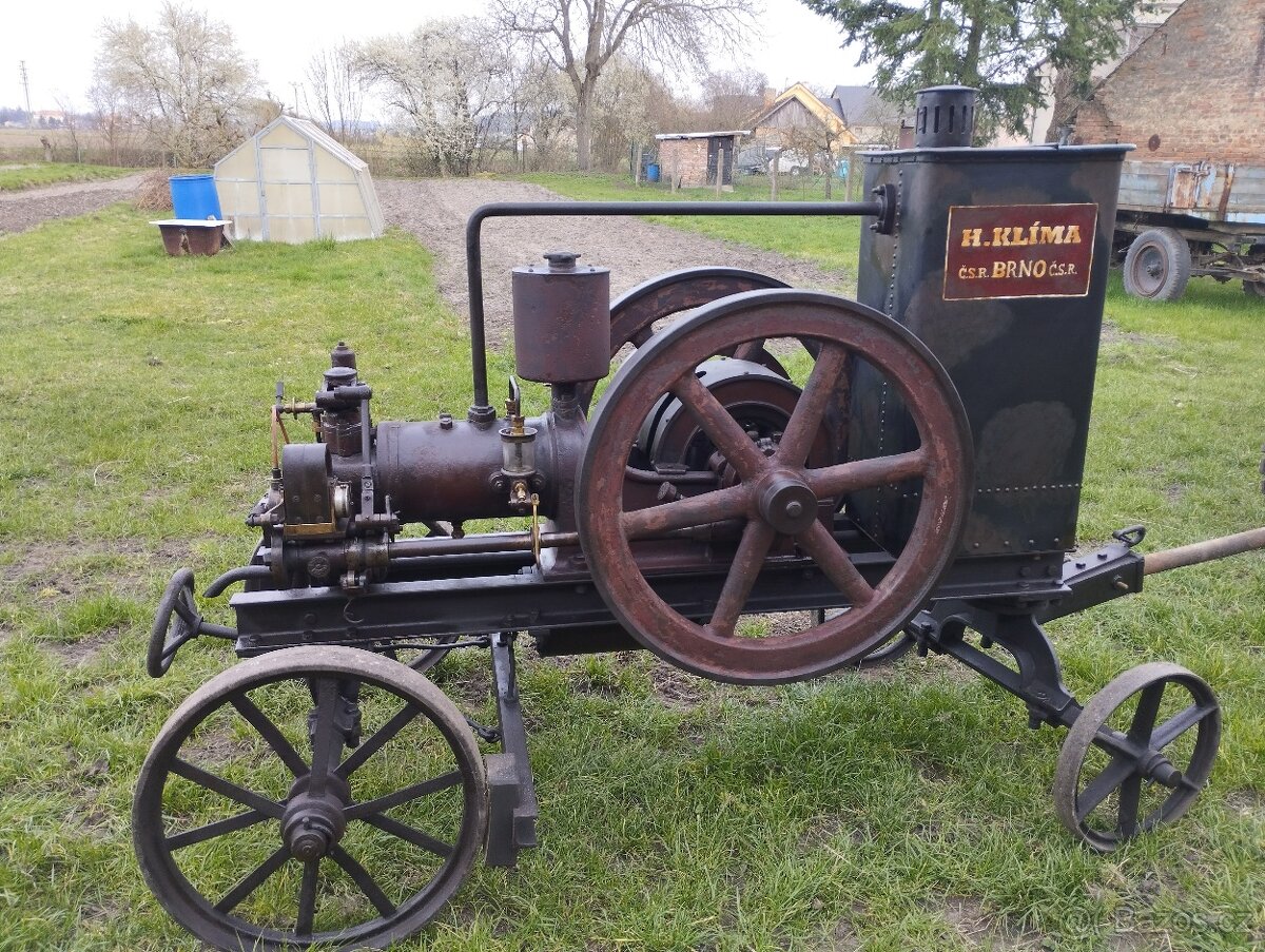 Stabilní motor, stabilák, lokomobila, parní stroj