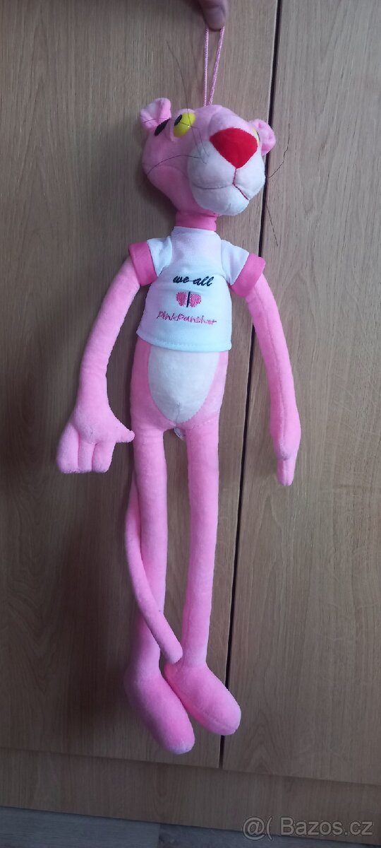Pink panther, růžový panter, velký plyšák