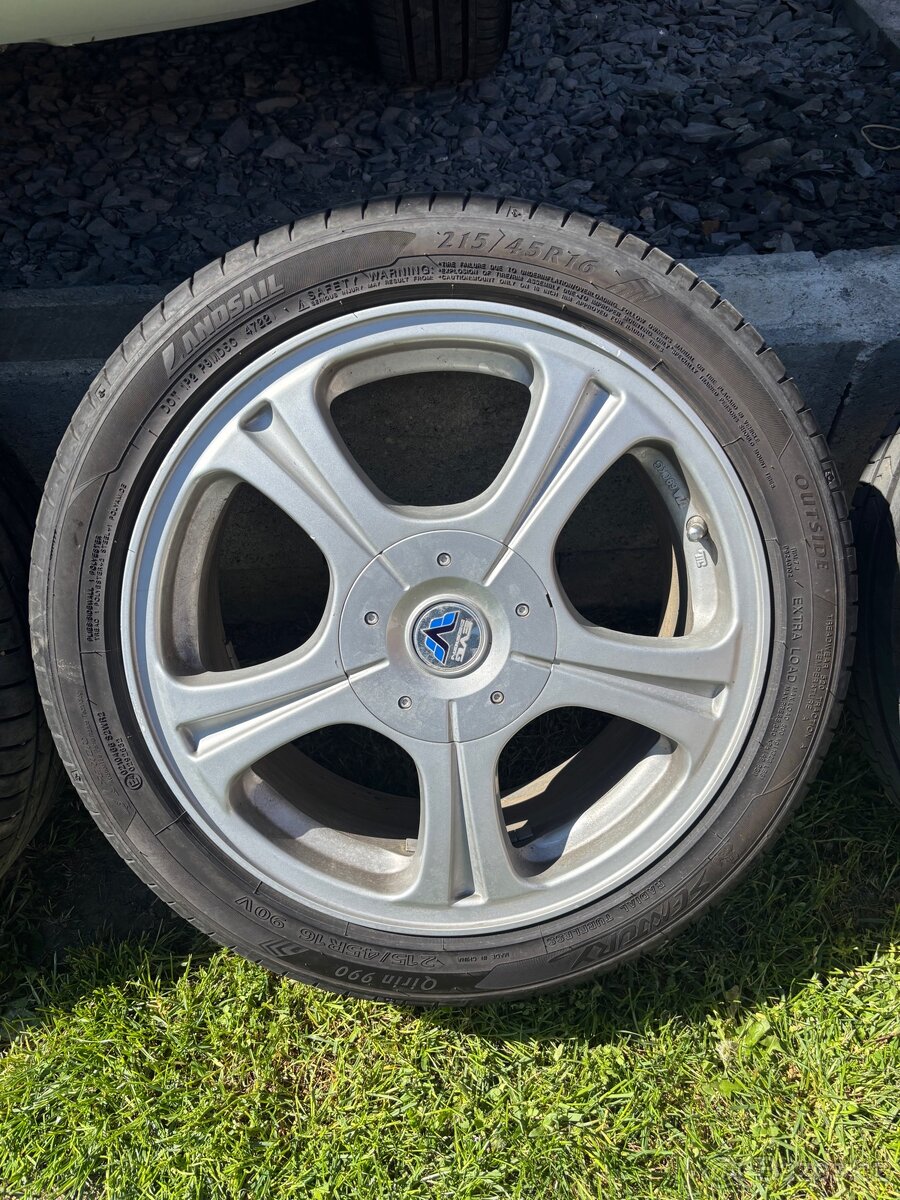 Prodám alu kola s pneu 5x100 r16