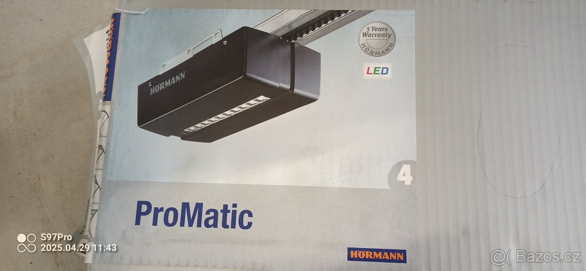 Hörmann Promatic 4 (s veškerým příslušenstvím)