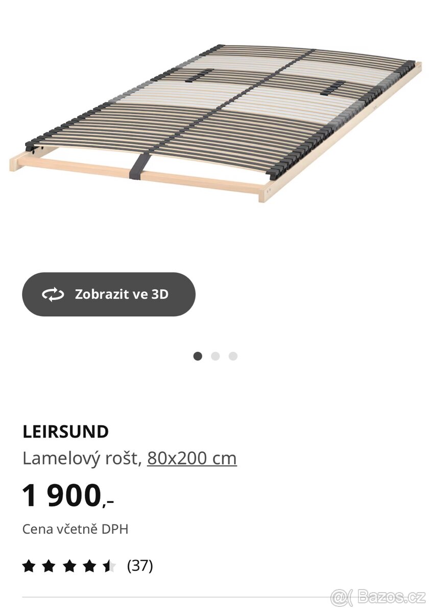 2x Rošt 80x200
