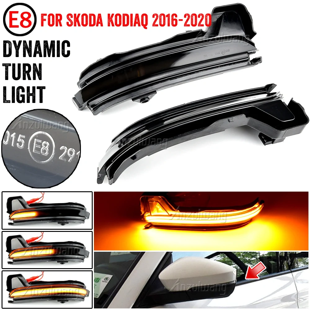 Dynamické blinkry Škoda Karoq, Kodiaq 2016-2020