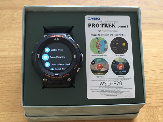 CASIO PRO TREK wsd-f20