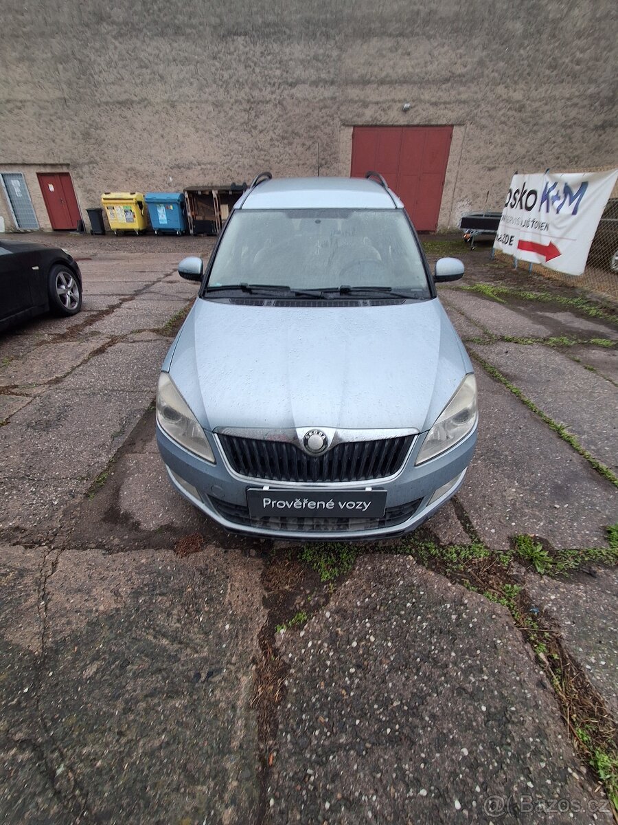 PRODÁM DÍLY ŠKODA ROOMSTER 1.6TDI 77KW MOTOR CAYC