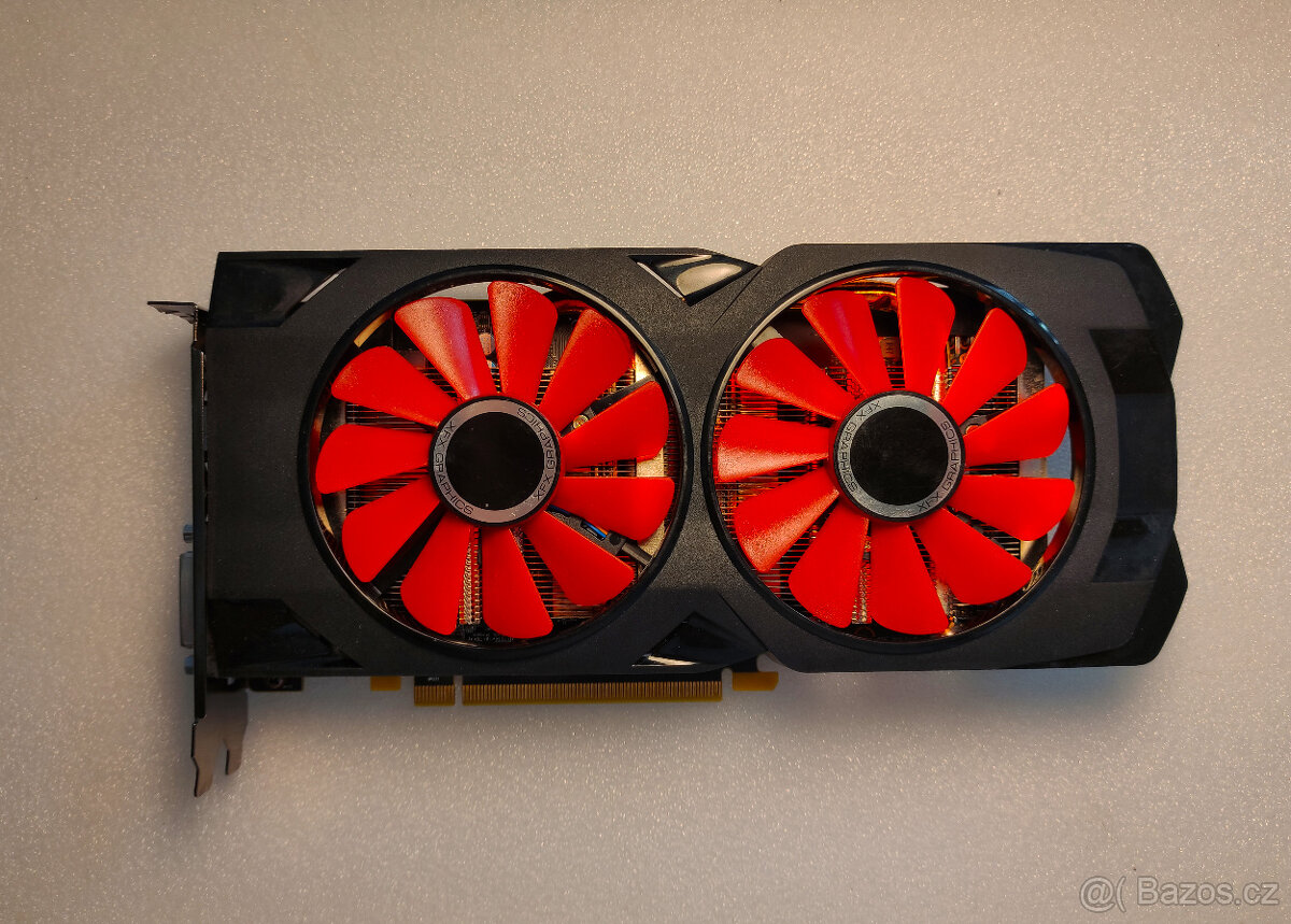 Grafická karta, XFX AMD Radeon RX 580 8GB Black Wolf Edition