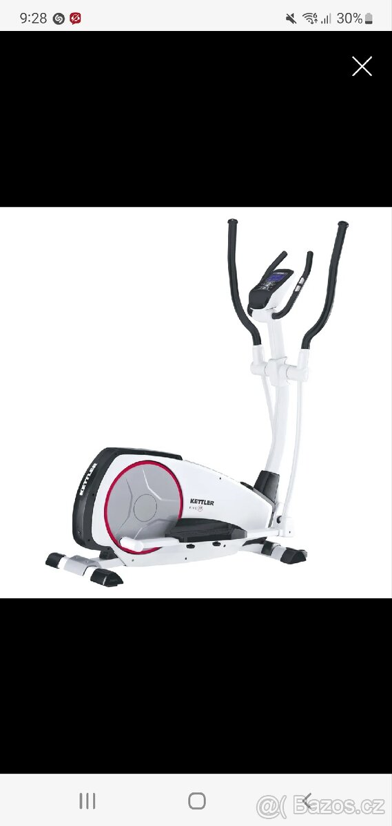 Eliptický trenažér Kettler, PC:14000Kč,nyní 4900Kč