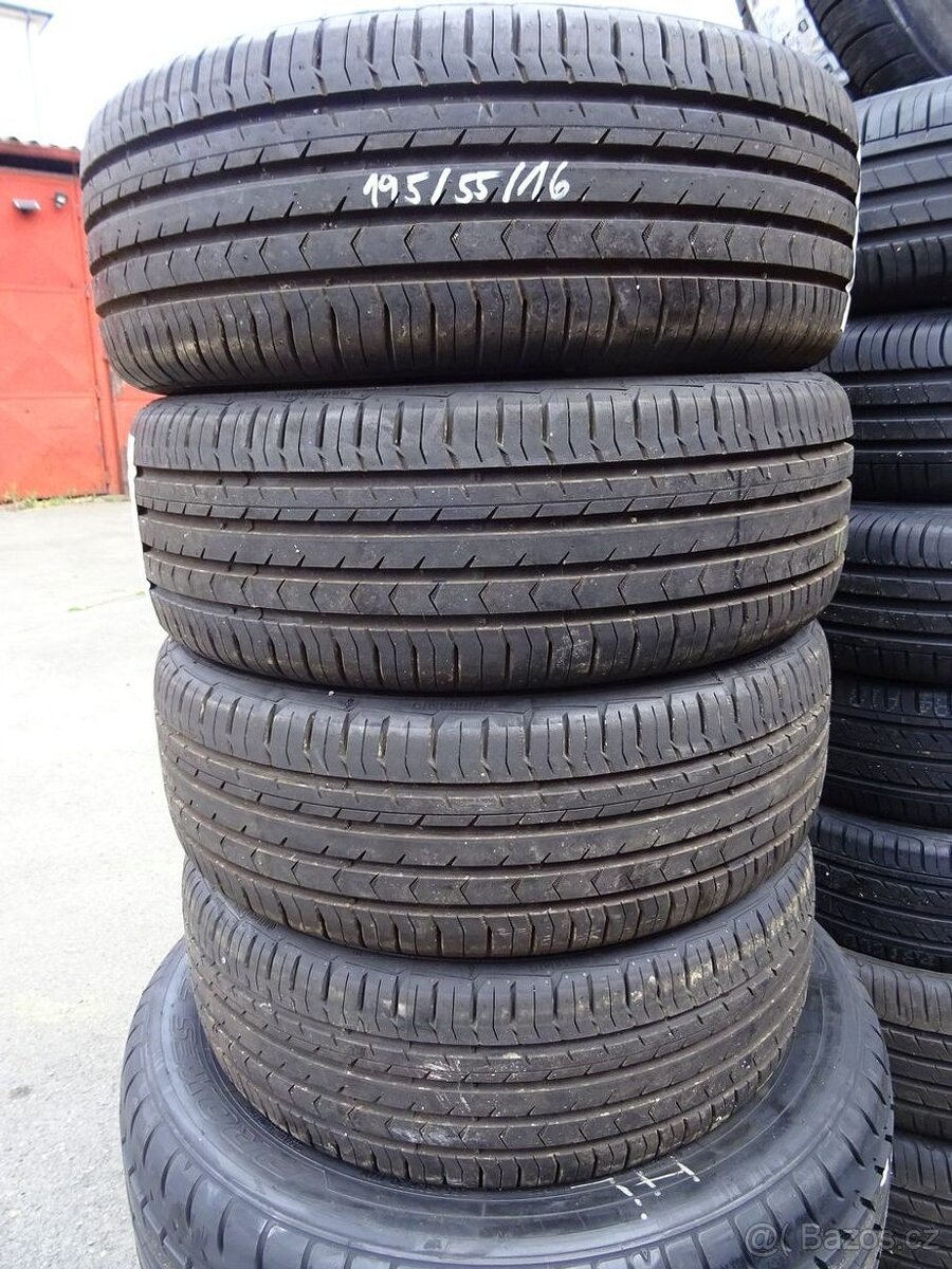 Letní pneu Continental Premium, 195/55/16, 4 ks, 8 mm