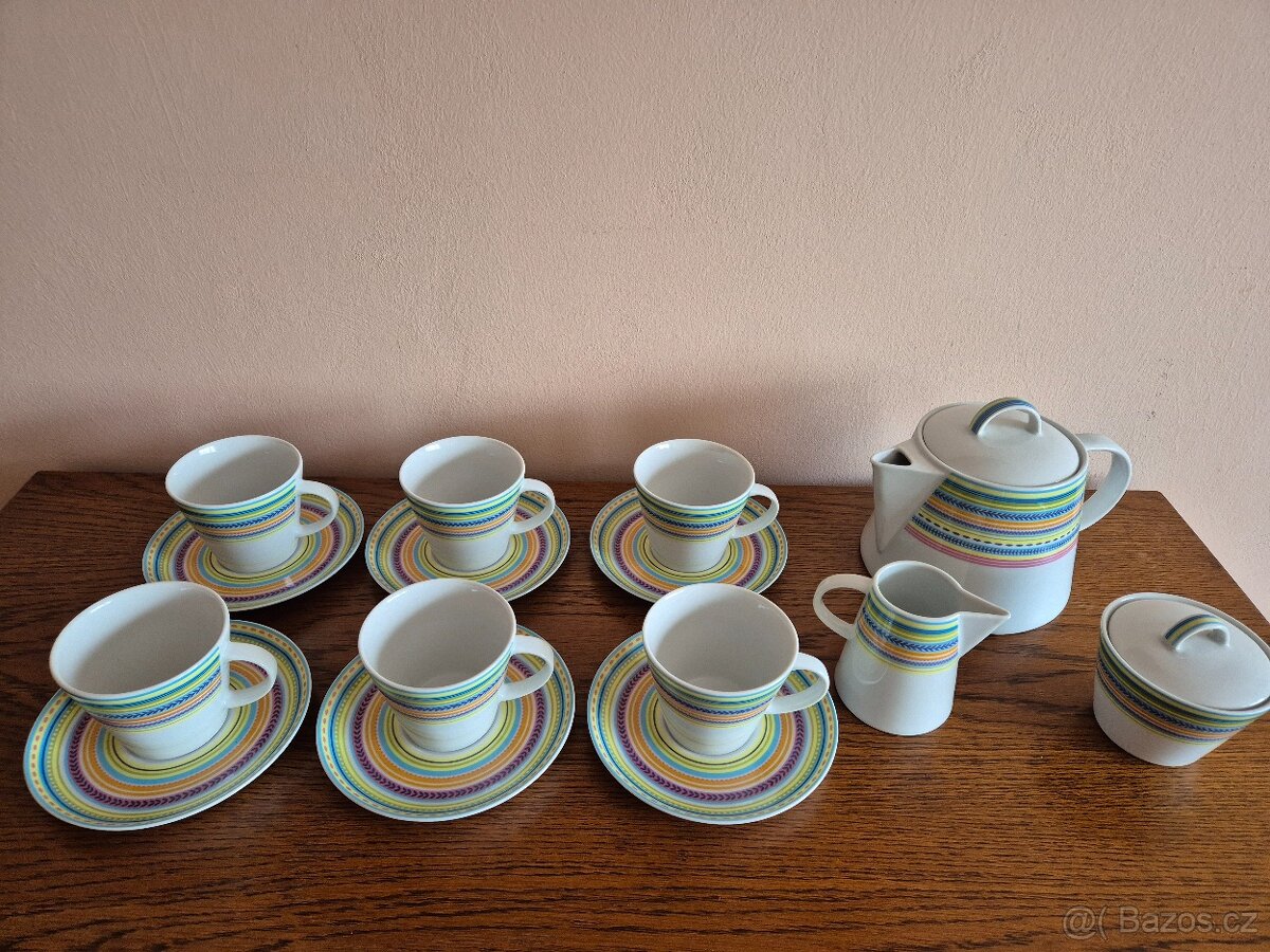 Čajová souprava barevná THUN