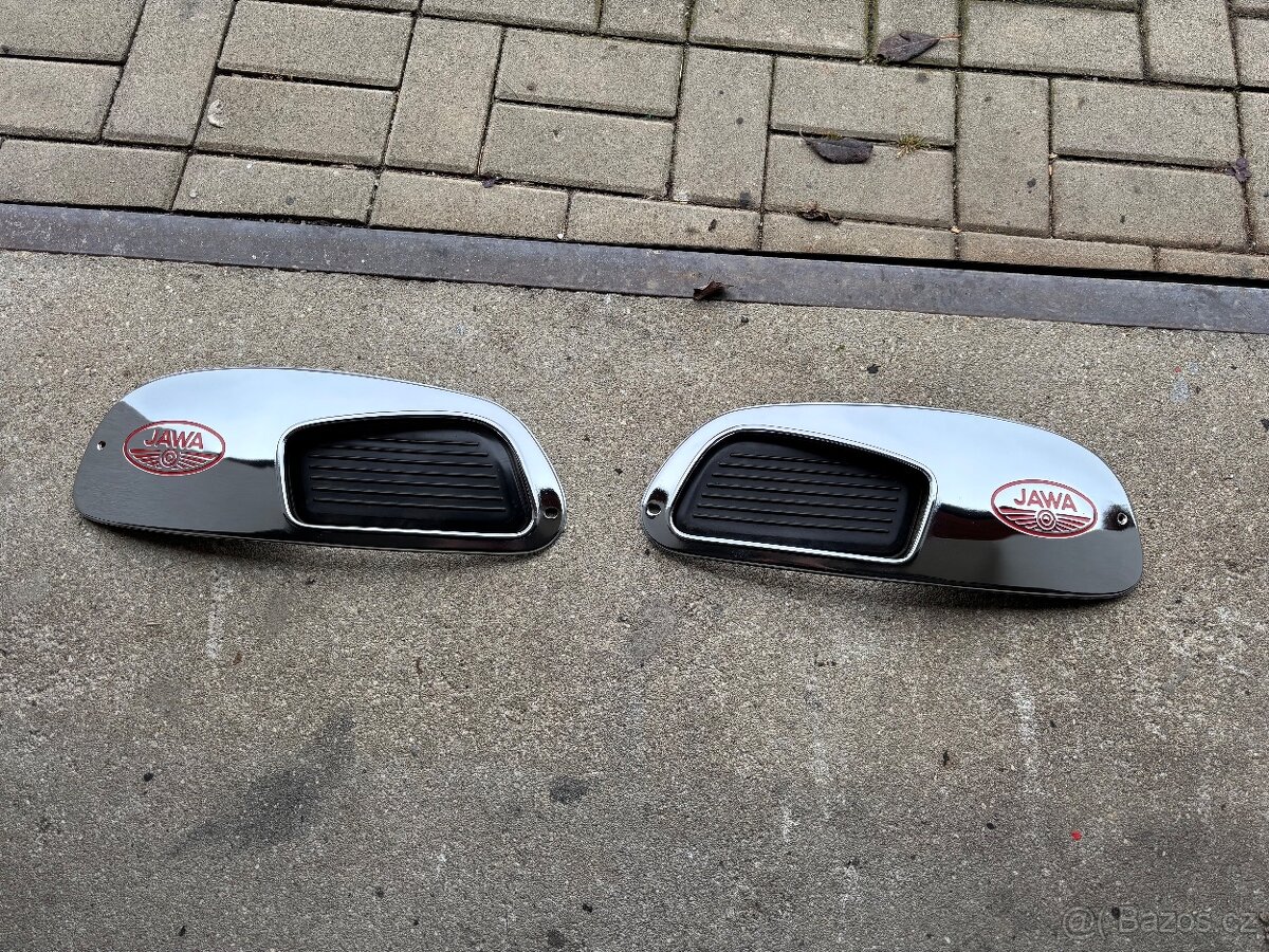 Chromované bočnice Jawa 350/634