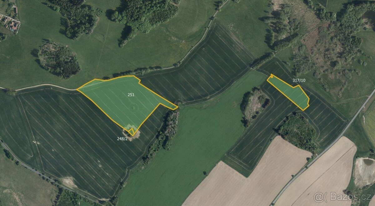 Zemědělská půda, prodej, Řídelov, Jihlava