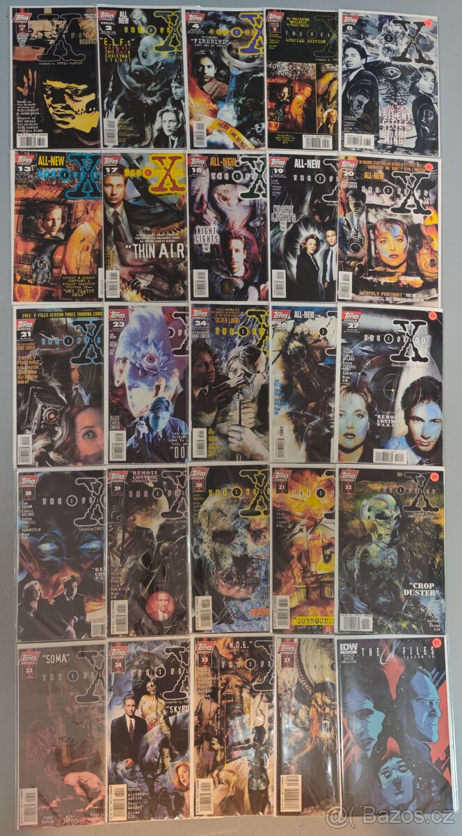 Komiksy sešitové anglicky  Akta X