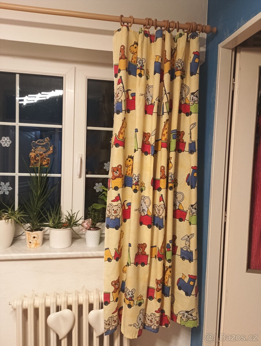 Hotové závěsy do dětského pokoje 2 kusy