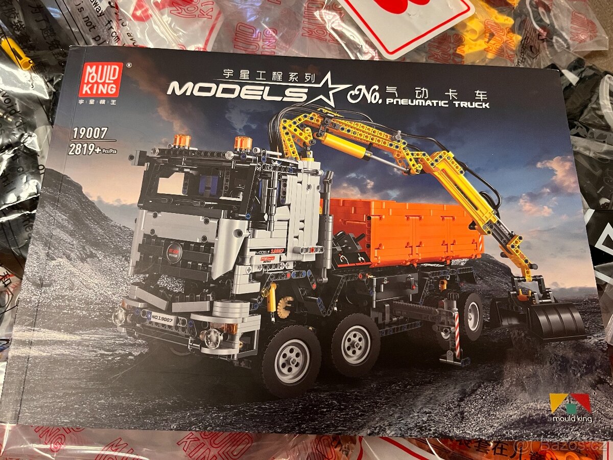 Mould King, 2 v 1 RC bagr a sklápěč 19007 | 2 919 dílů