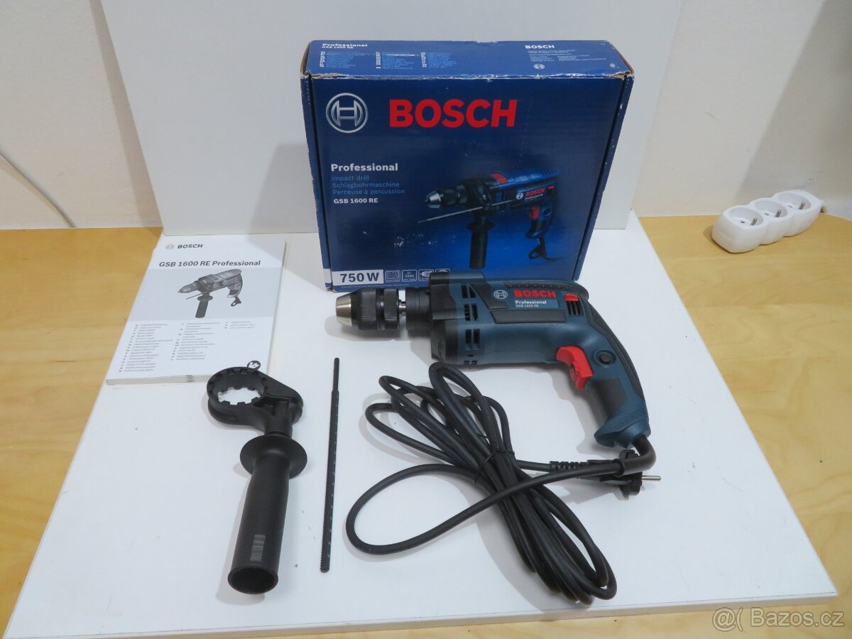 Příklepová vrtačka Bosch GSB 1600 RE Professional