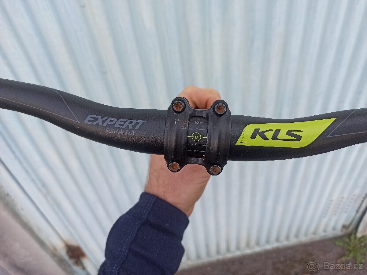 Prodám Řidítka MTB Kellys expert + představec