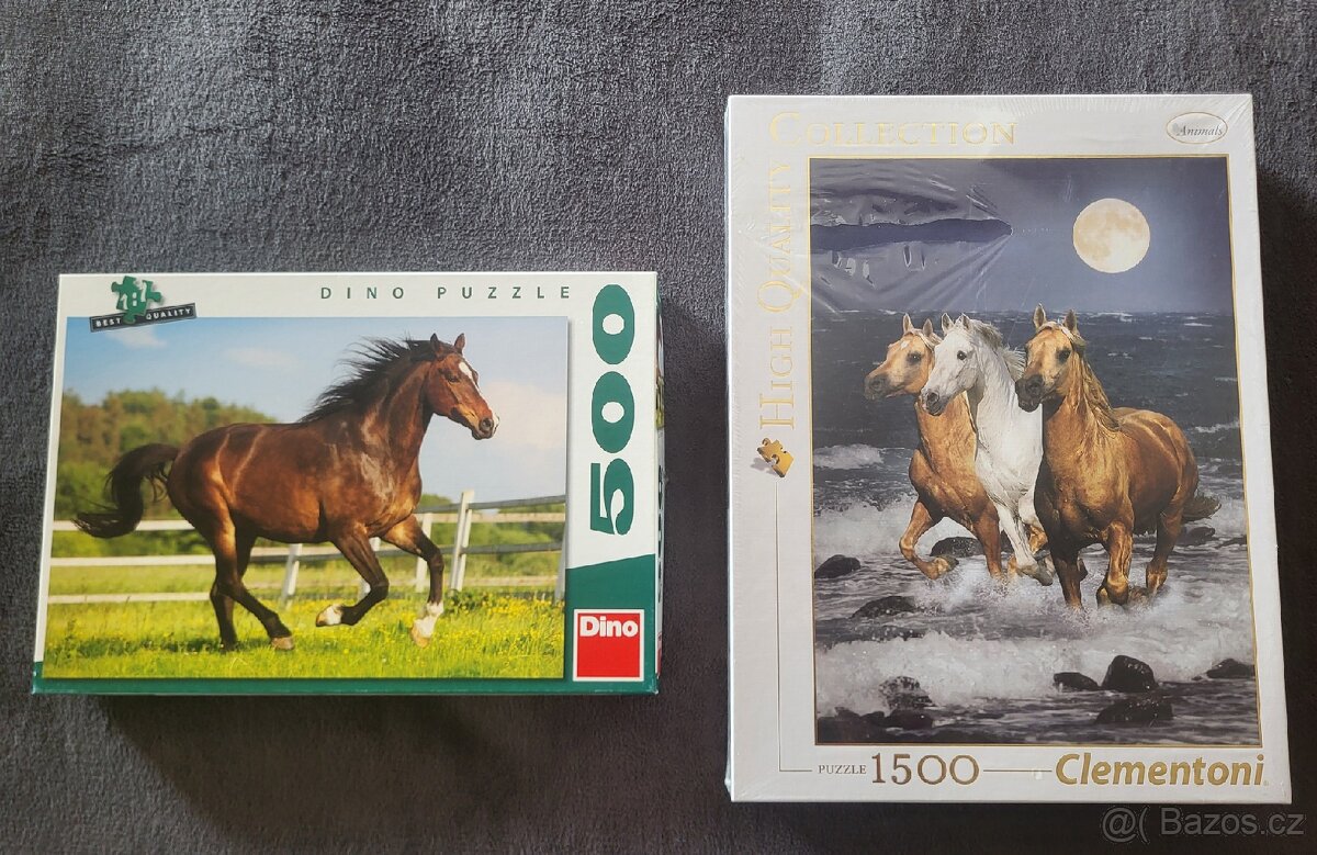 Puzzle koně v moři-NOVÉ