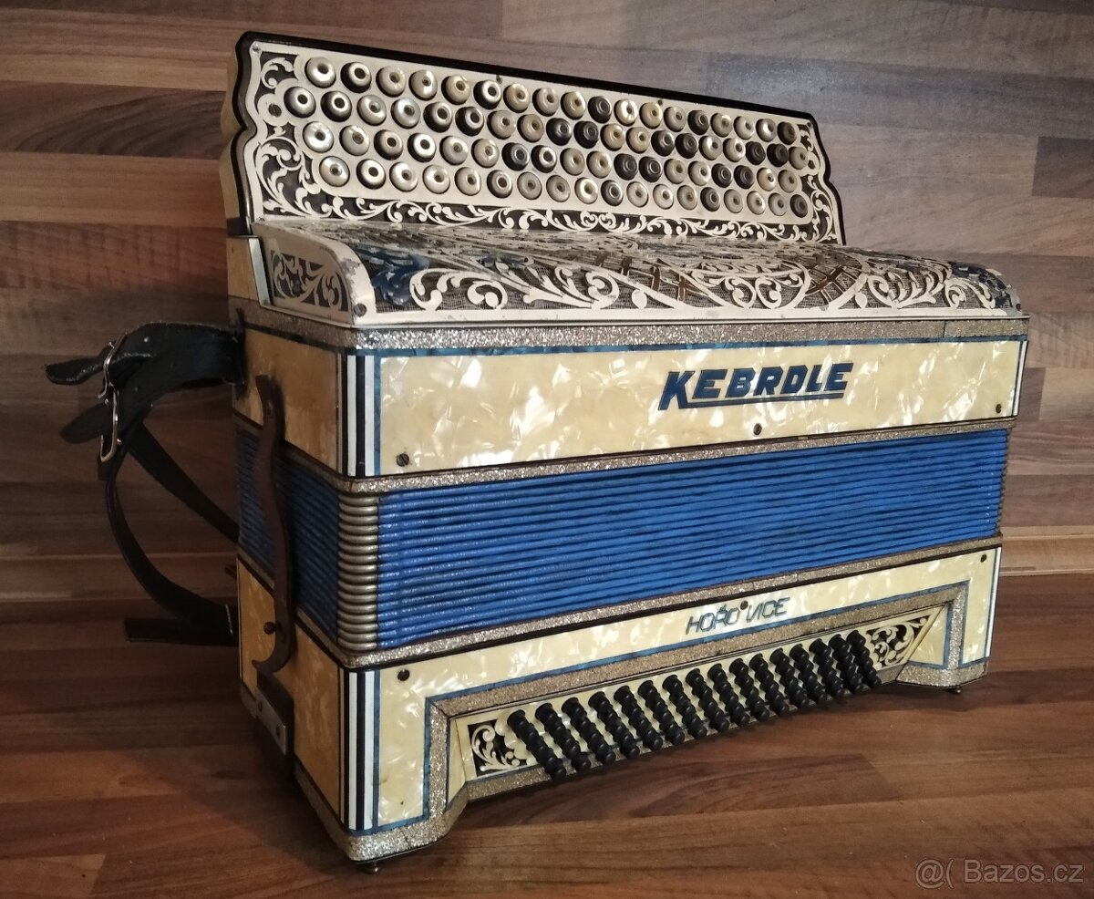 Knoflíkový Akordeon (harmonika,heligonka) Kebrdle