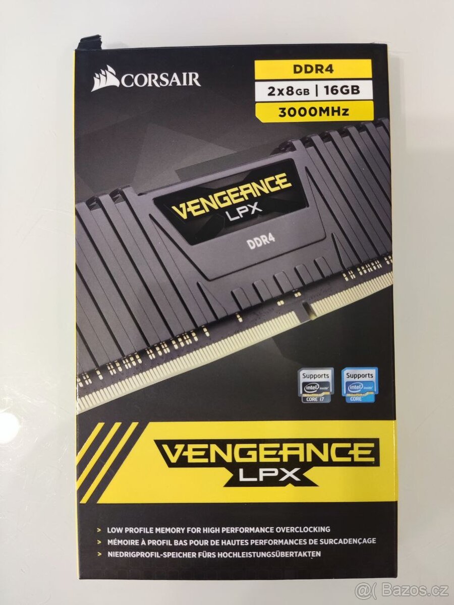 RAM DDR4 16GB (2x8GB) Corsair Vengeance LPX 3000MHz CL15