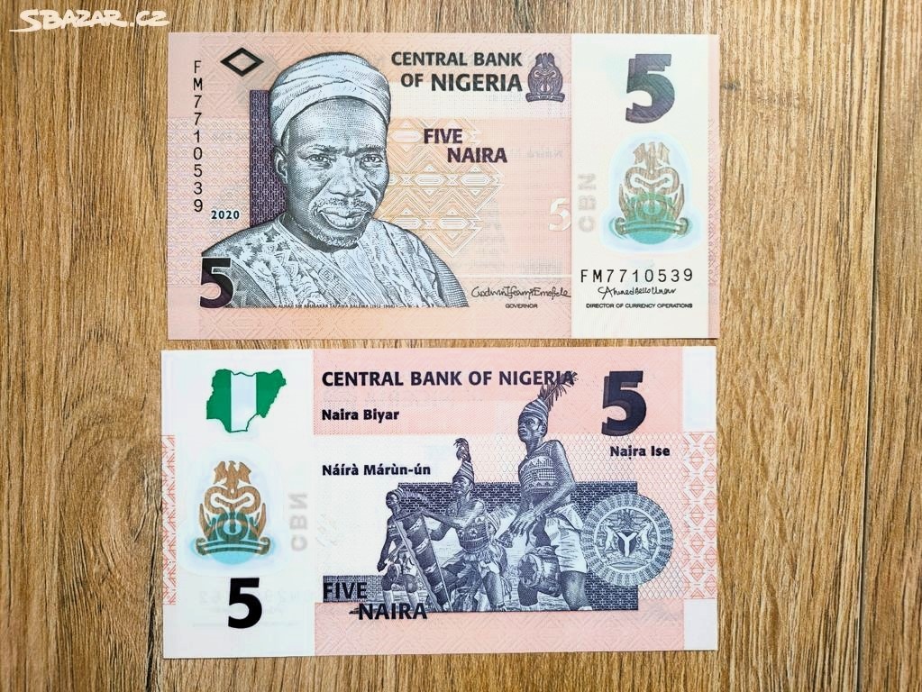 Nigérie - 5 naira - REZERVOVÁNO