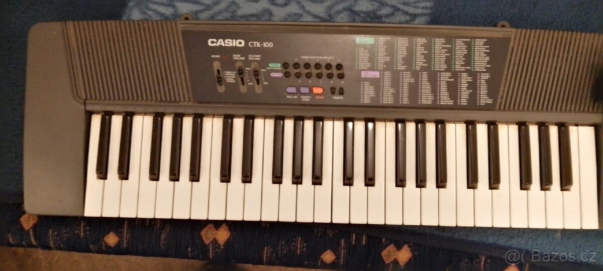 Klávesy Casio CTK 100