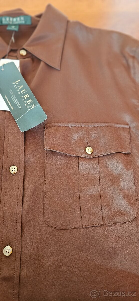 Hedvábná NOVÁ košile zn.Ralph Lauren, vel.M