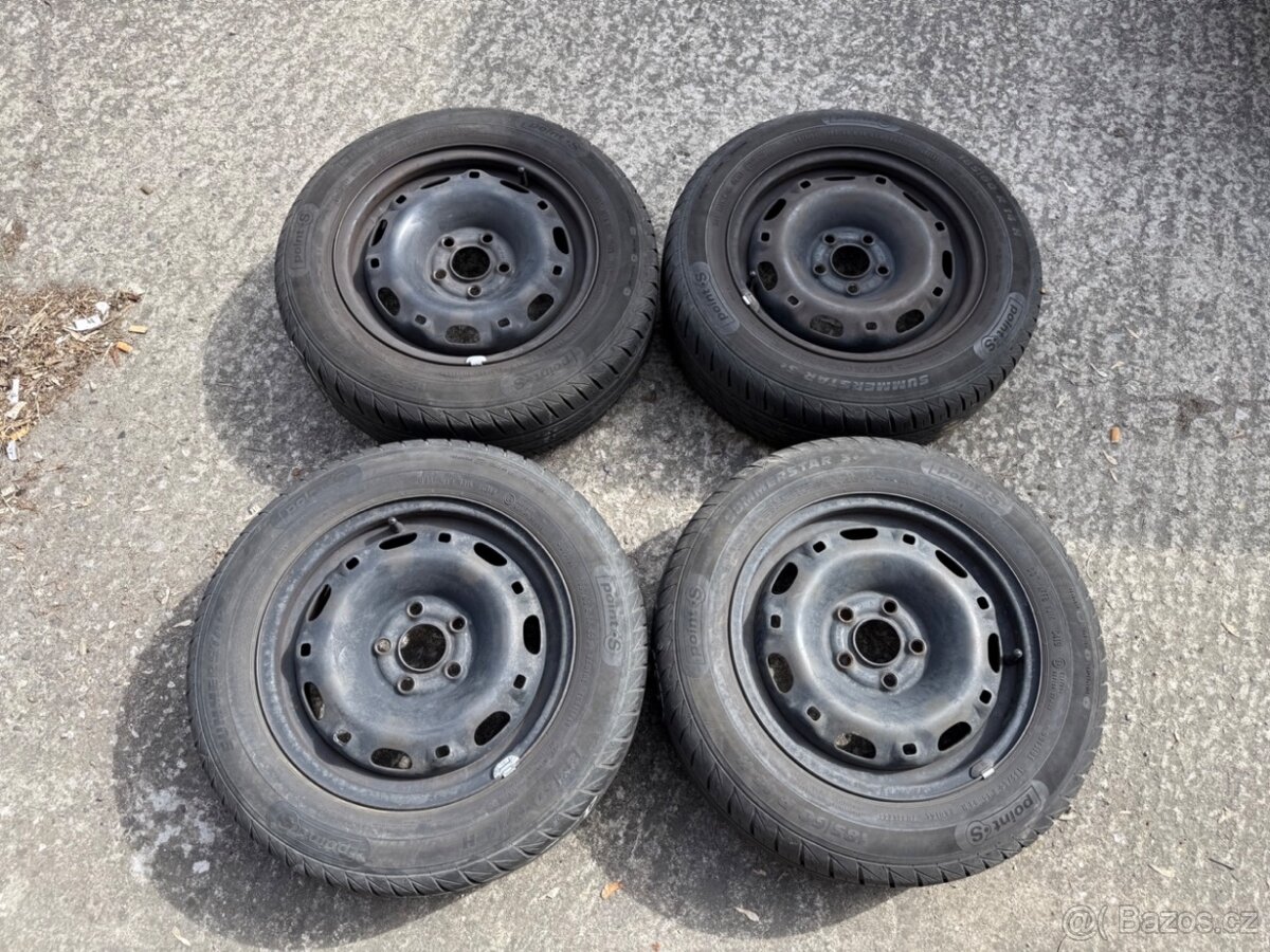 14" Originál FABIA - 5x100 - 185/60/14 vzorek 7mm