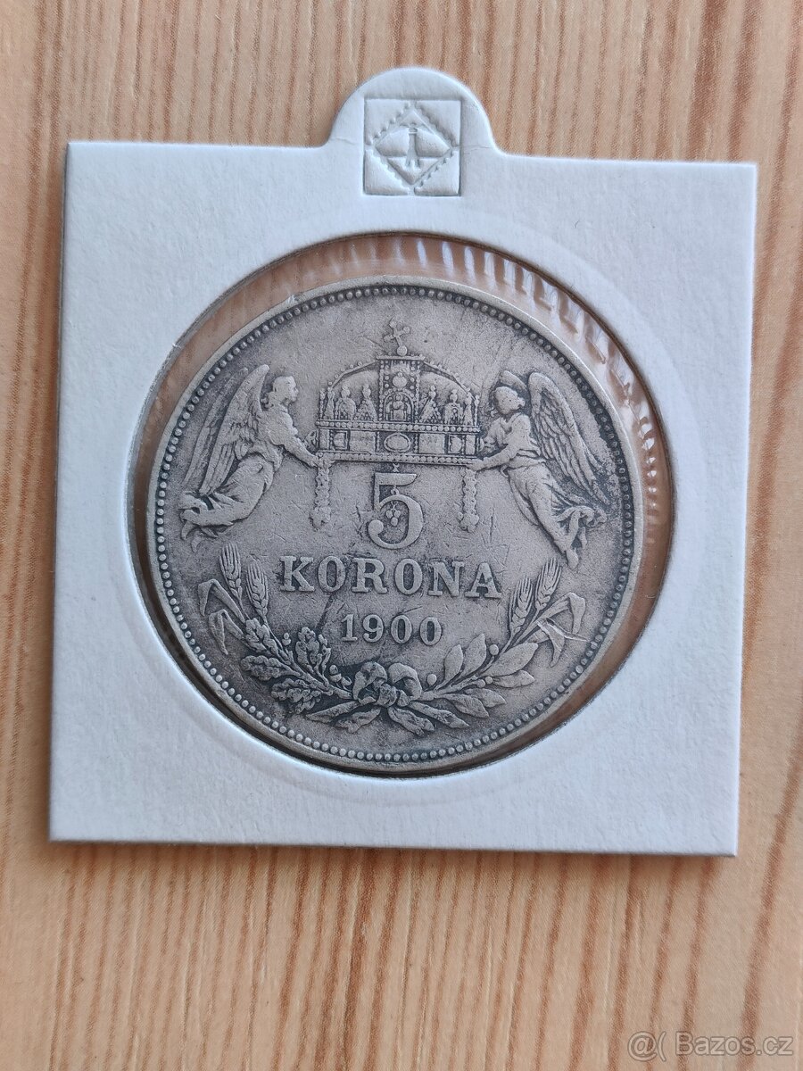 5 koruna 1900 KB František Josef
