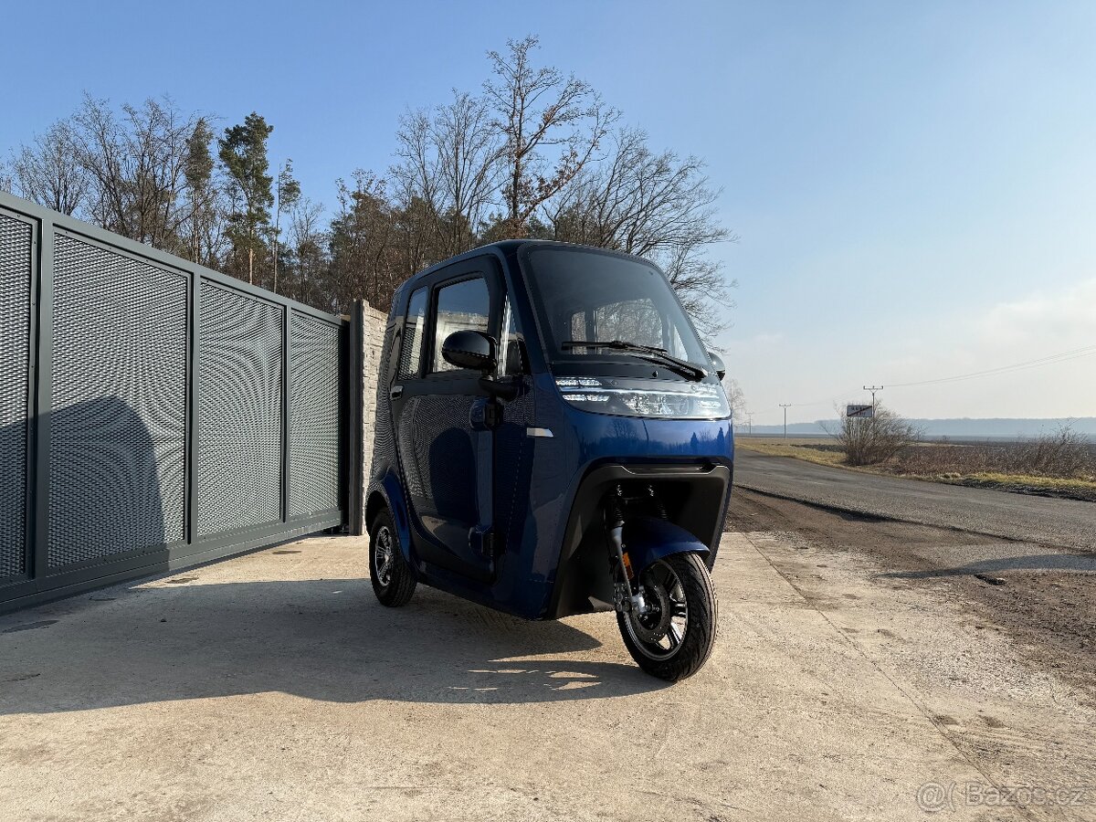 Elektromobil - Elektrická tříkolka Leramotors E1, modrá