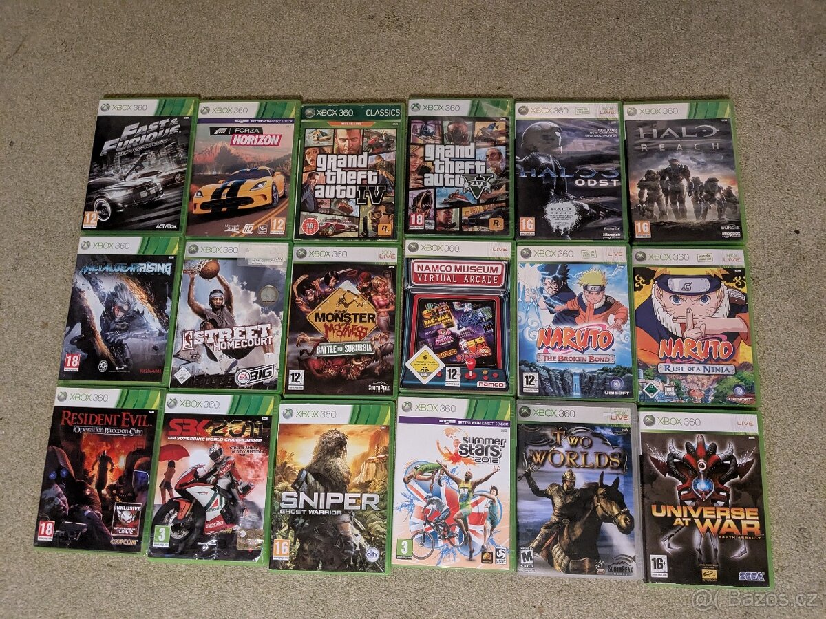 Hry akční, adventury, bojové, sport atd. XBOX 360 a XBOX ONE