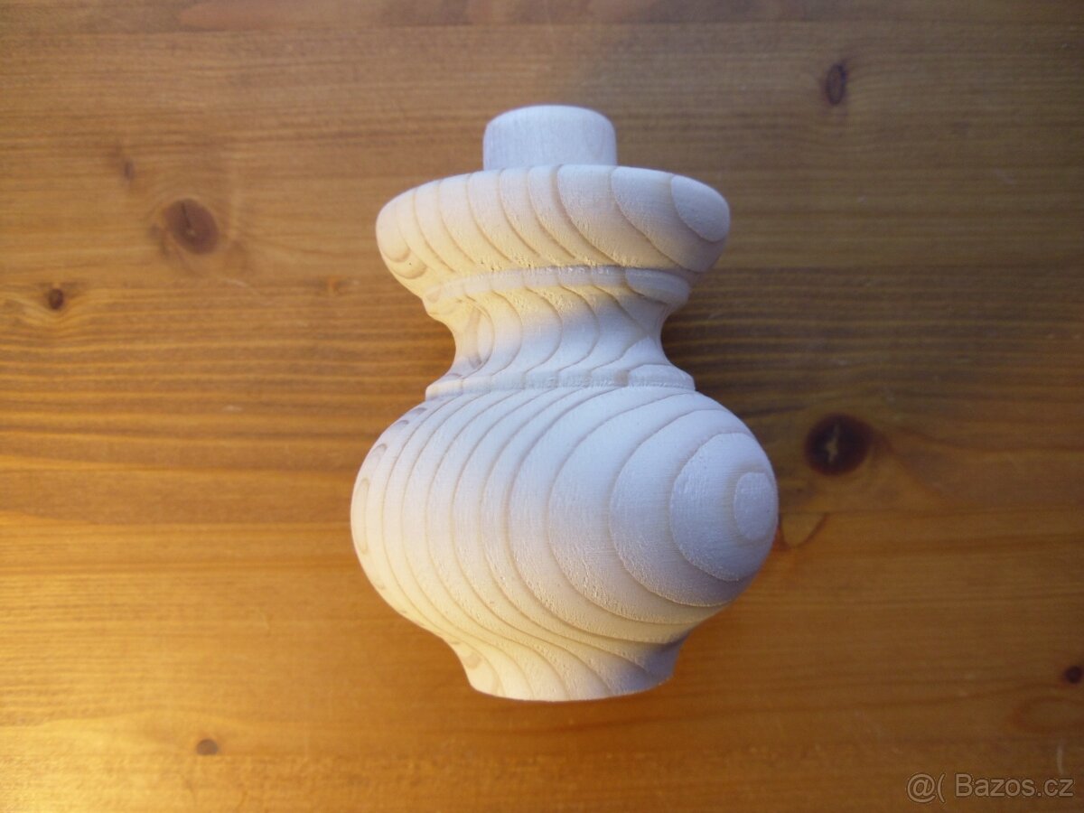 Dřevěná soustružené nohy ze smrku prům.6 výška 7cm