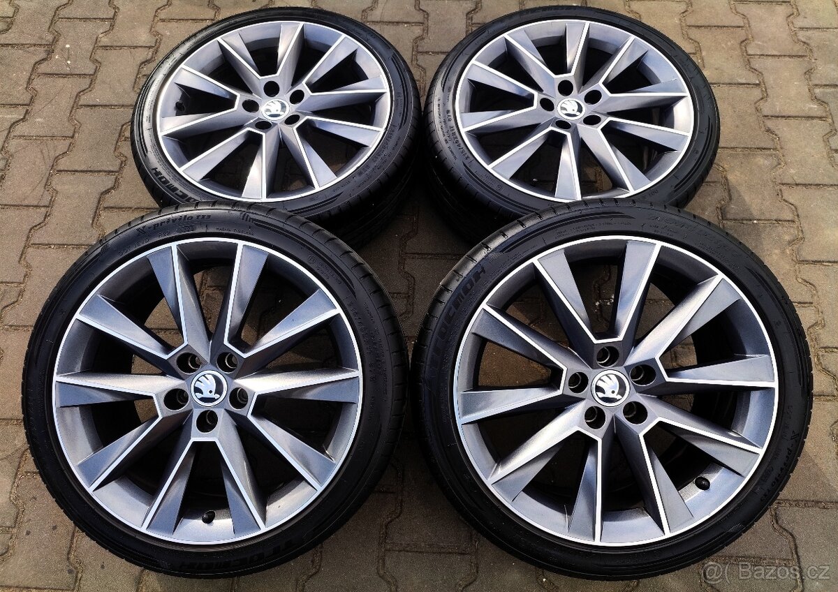 Alu kola originál Škoda Fabia III, Rapid 5x100 R17 Savio