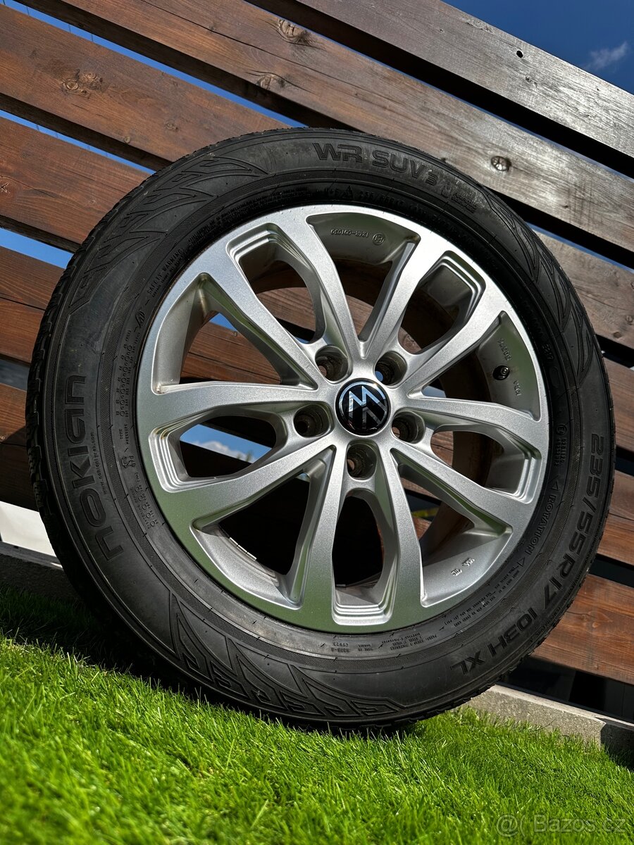 Alu kola 5x120 r17 s pneu (P45)