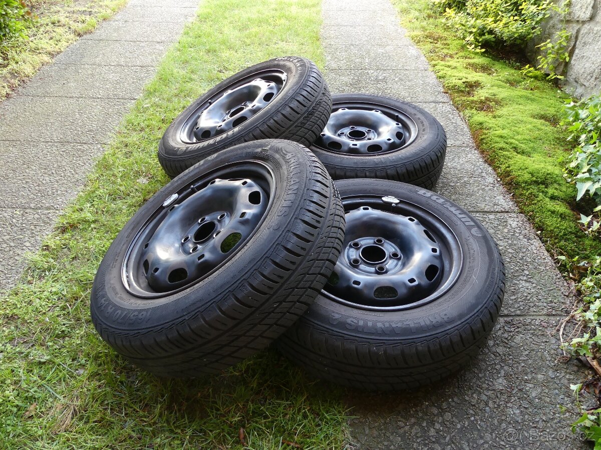 Letní pneu na discích 165/70 R14