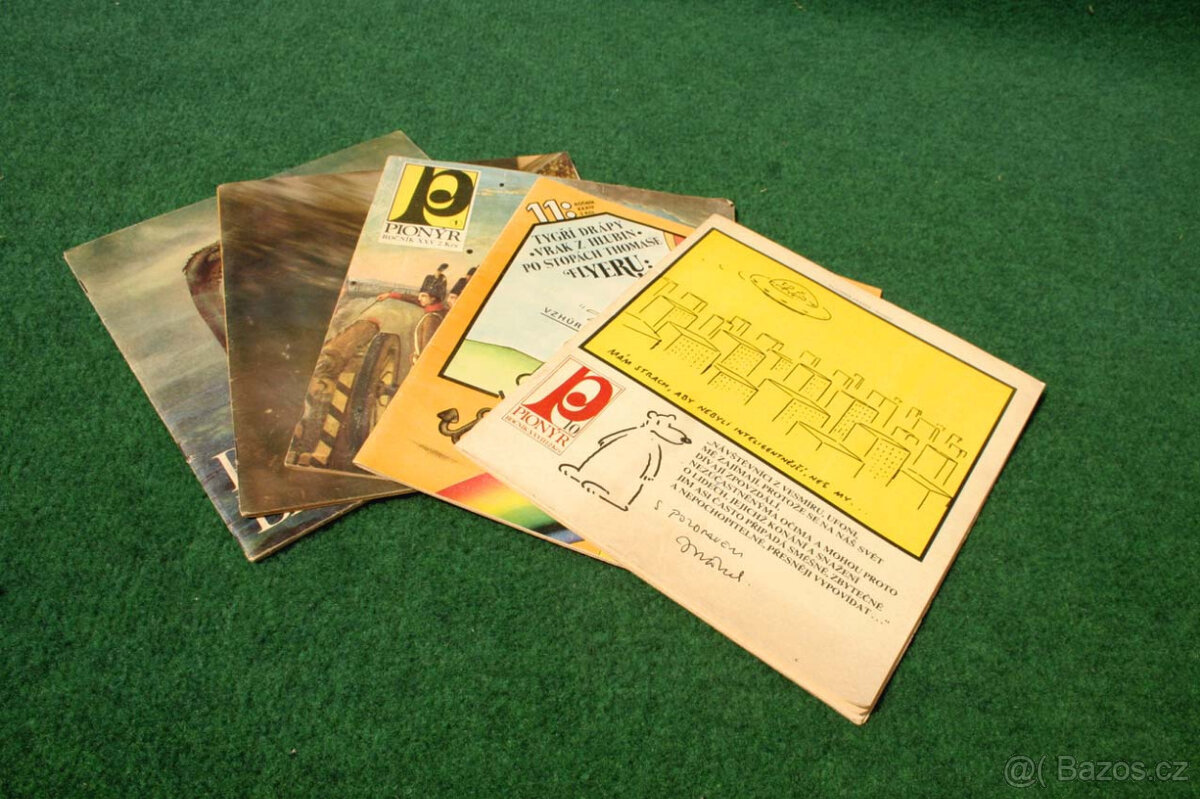 Časopisy Pionýr jednotlivá čísla 1977 - 1987