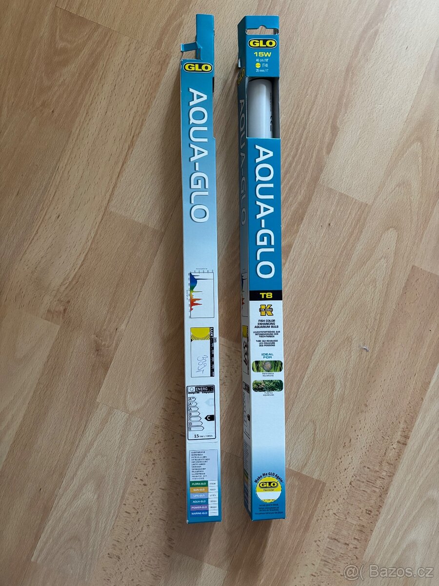 2 nové zařivky aquqglo na60 l akvárium