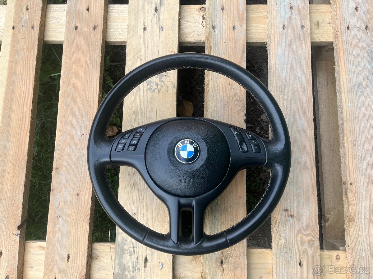 Volant bmw e46 e39 tříramenný s multifunkcemi ORIGINÁL