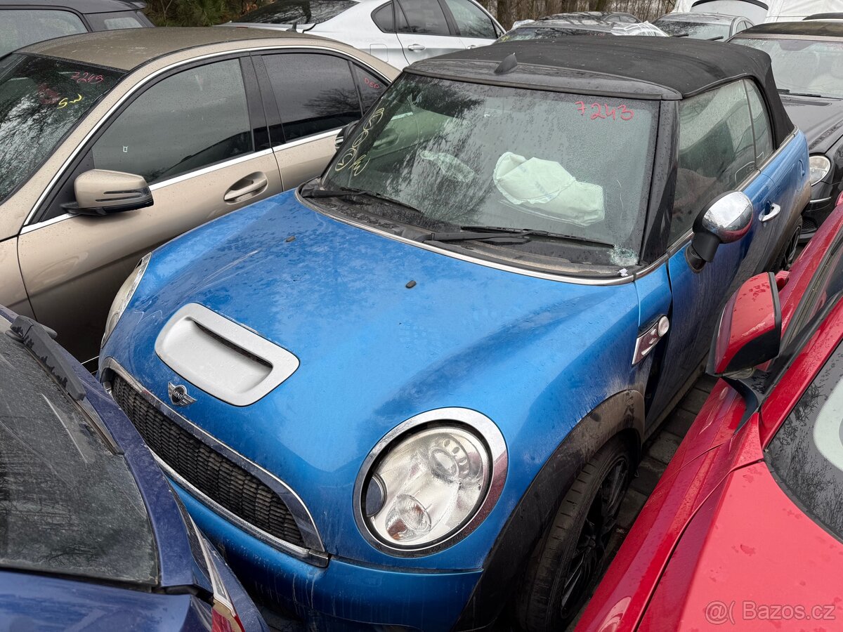Mini Cooper S R57 2008 N14B16a 128kW Laser Blue