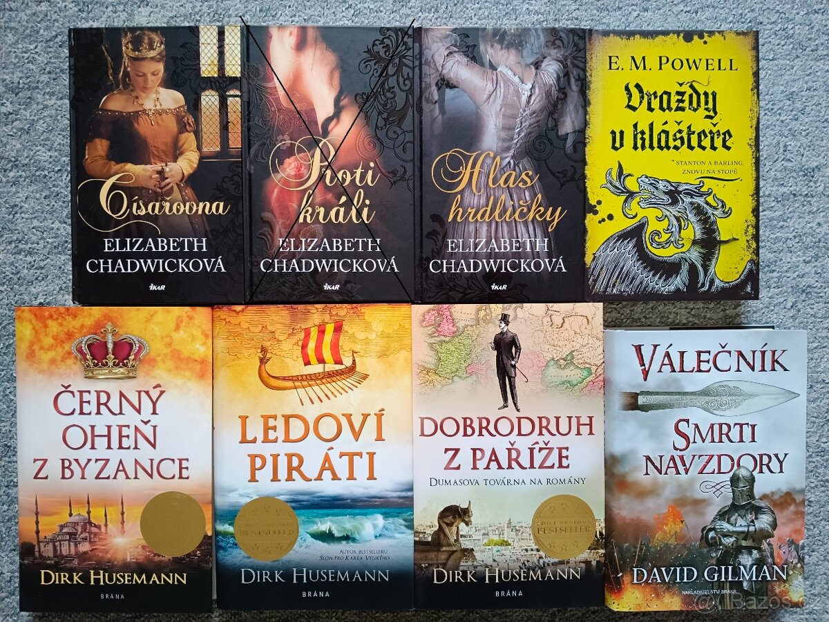 8) Prodám 16 knih