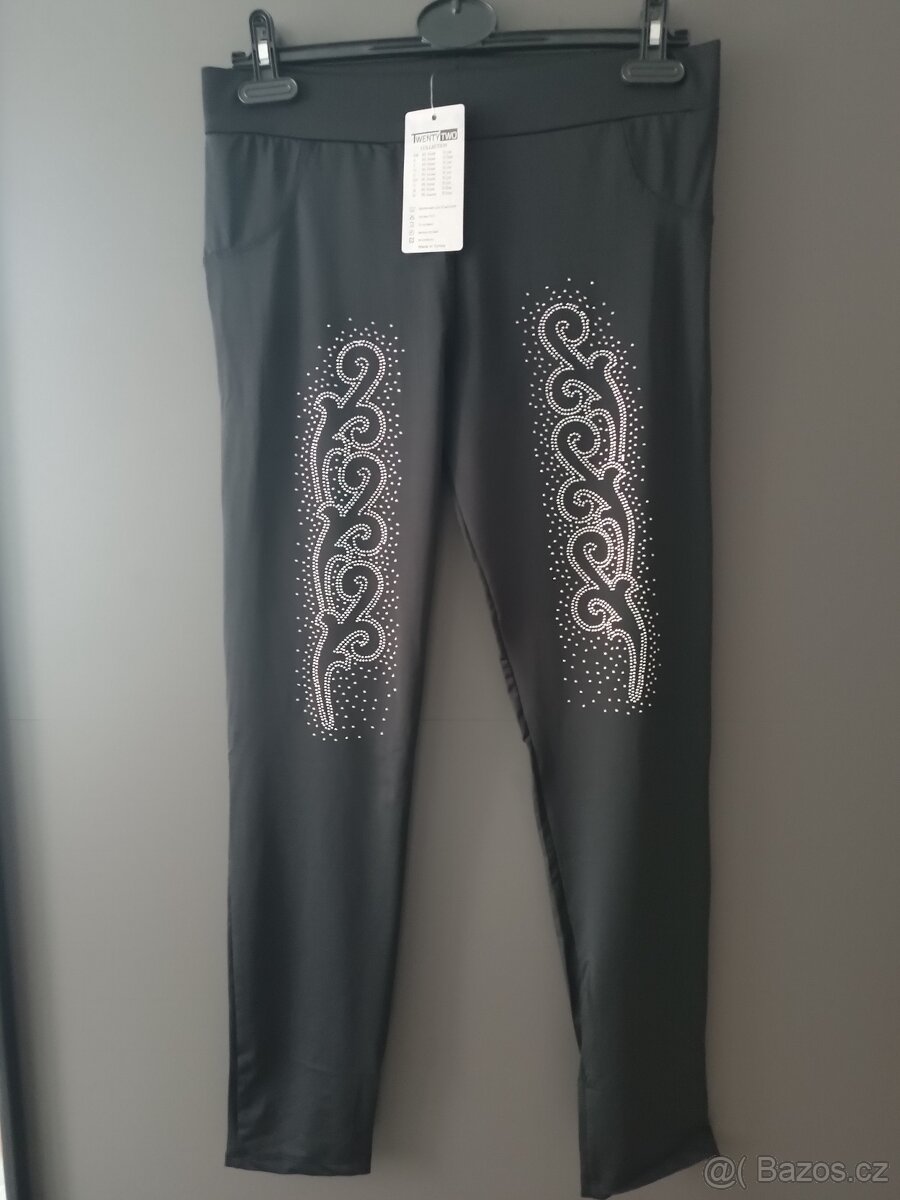 Strečové leginy XL