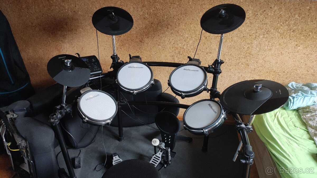 Elektronické bicí Millenium MPS-750X – kompletní set