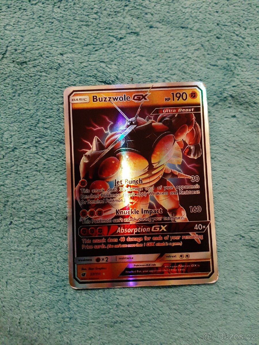 Pokémon karta BUZZWOLE GX