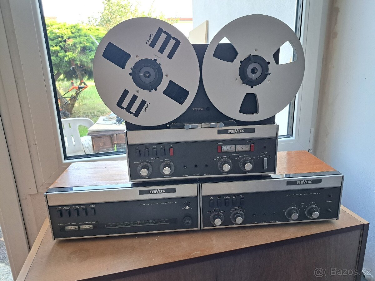 Sestava REVOX - výborný stav, krásný zvuk