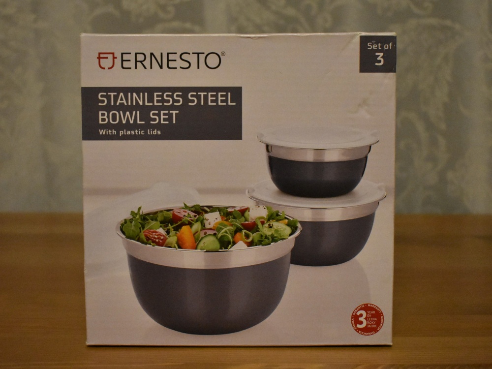 Sada misek z nerezové oceli