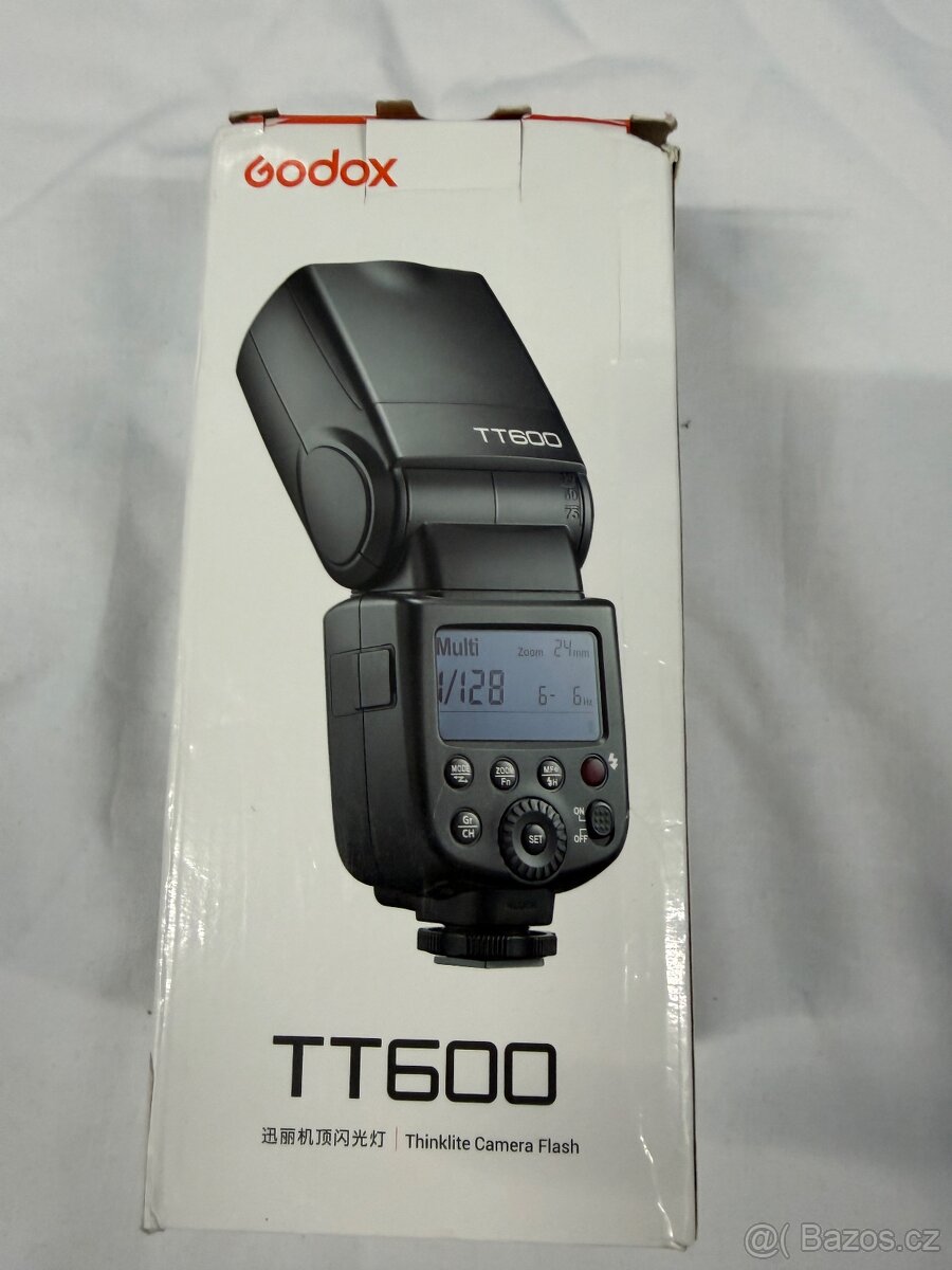 Externí manuální speedlite blesk Godox TT600 , GN60