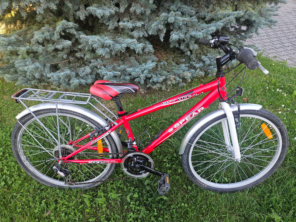 Juniorské 24" horské kolo SPEAR, rám 13" od 120 cm