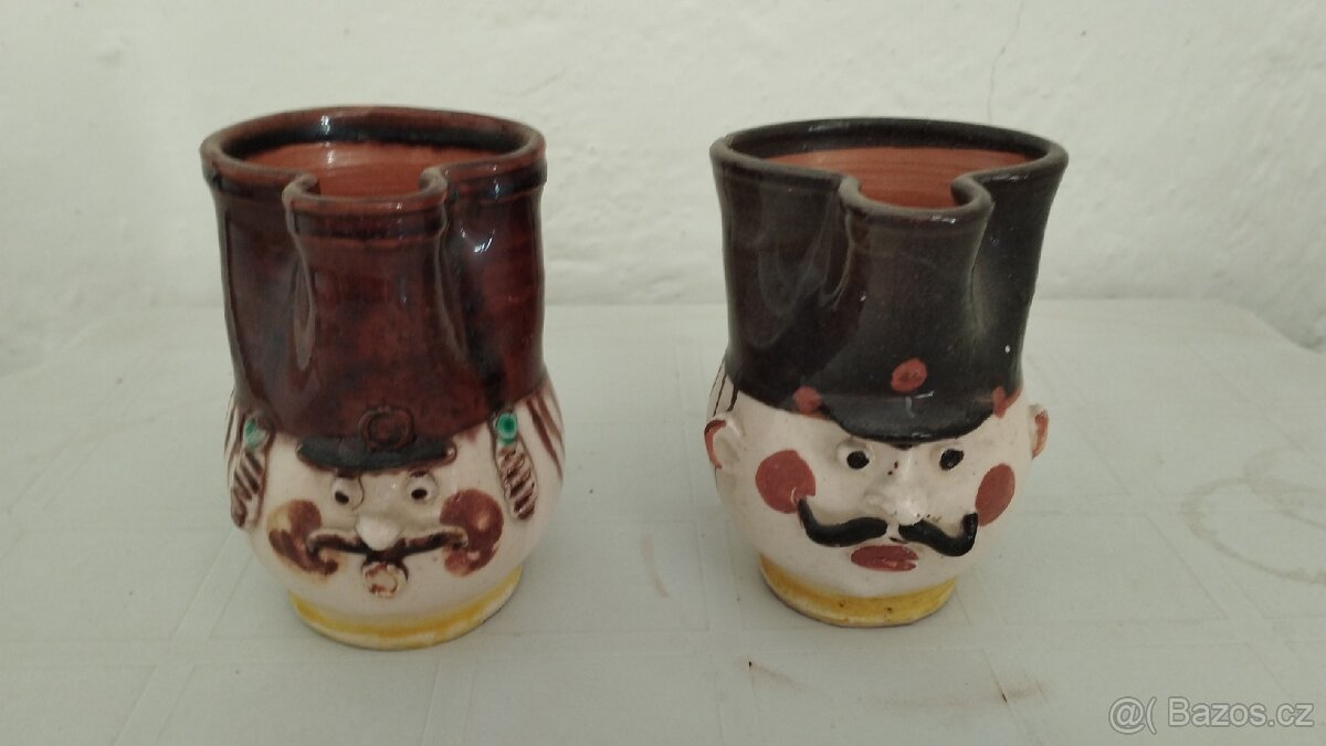 Džbánky - keramika - sada 2 ks