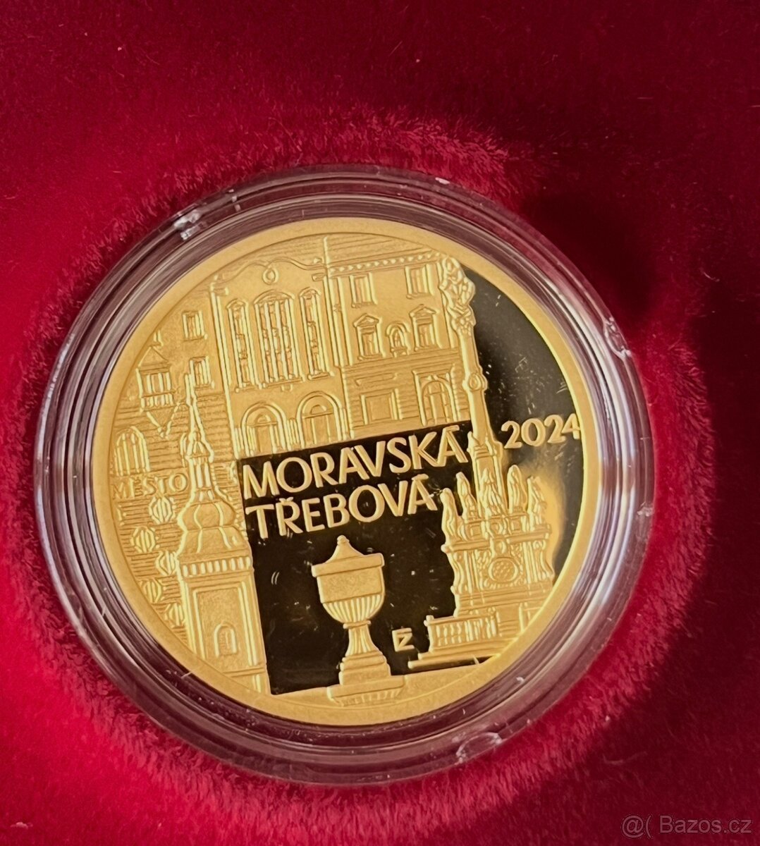 Zlato/ zlatá mince ČNB Moravská Třebova proof