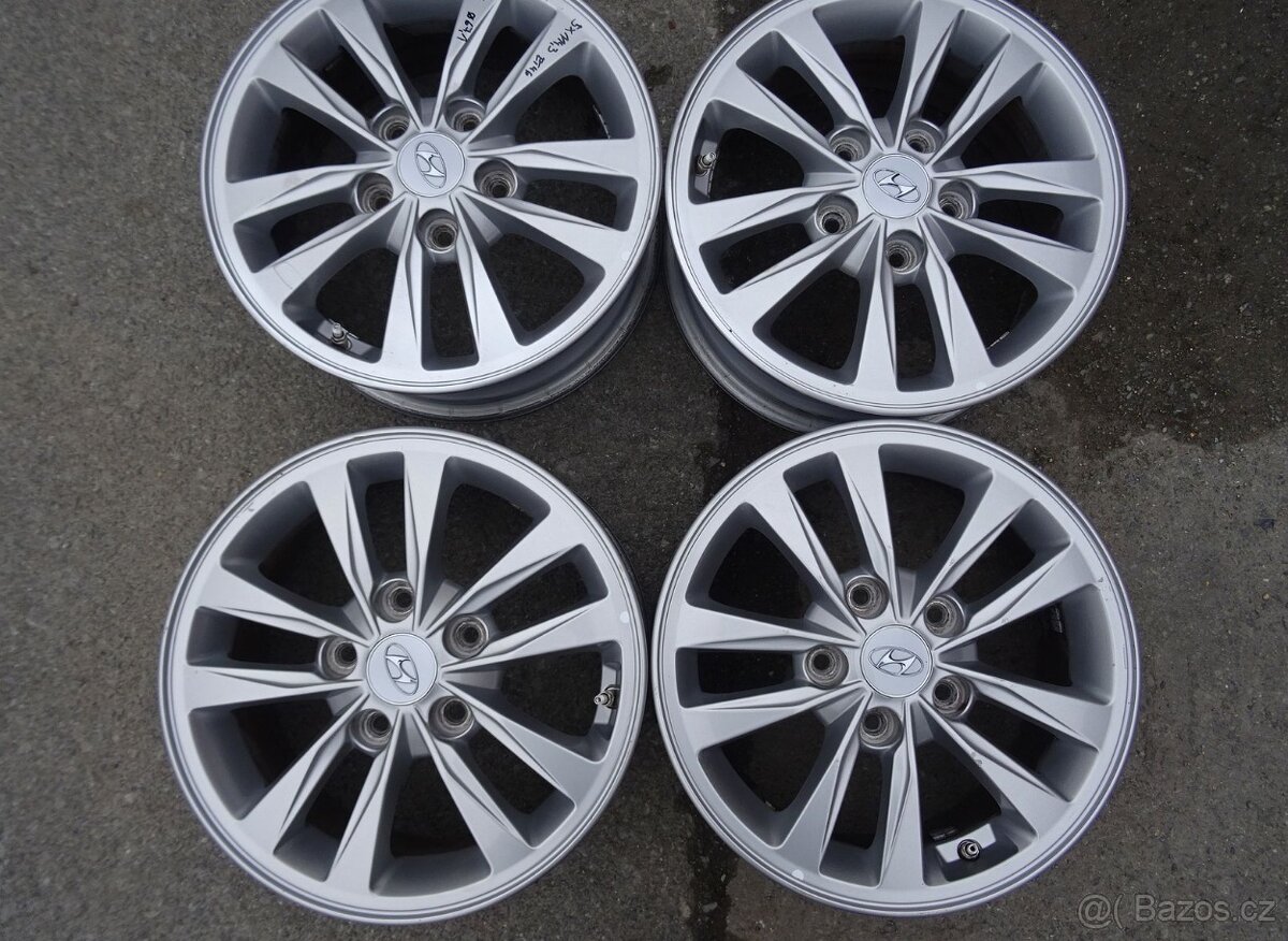 Alu disky origo Hyundai, 15", 5x114.3, ET 46, šířka 6J