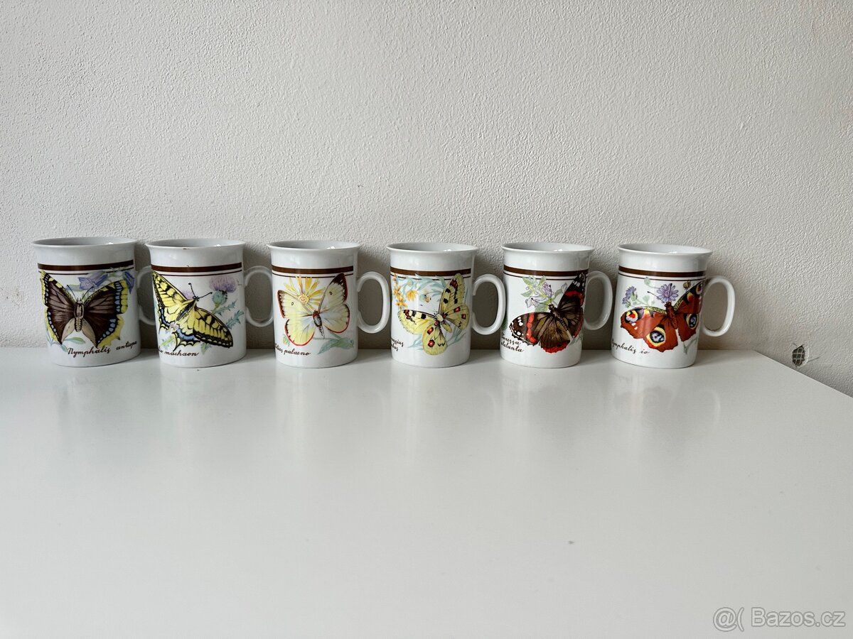 Retro hrnečky Epiag - porcelán