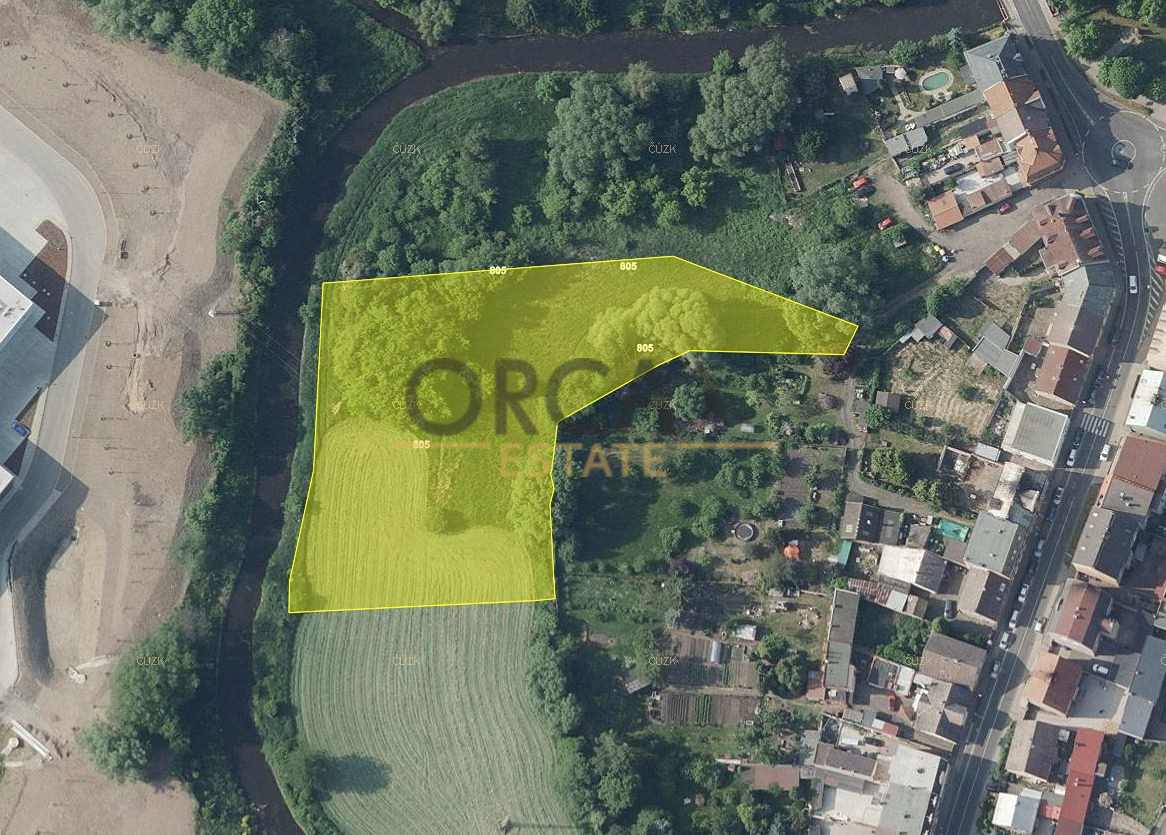 0,67 ha pozemků v k.ú. Hostomice nad Bílinou